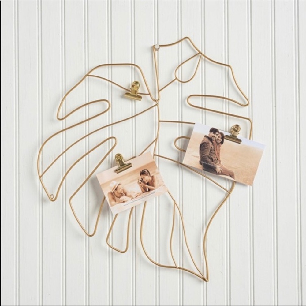 Wire photo hanger
